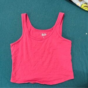 SO Women's Vibrant Pink Tank Top